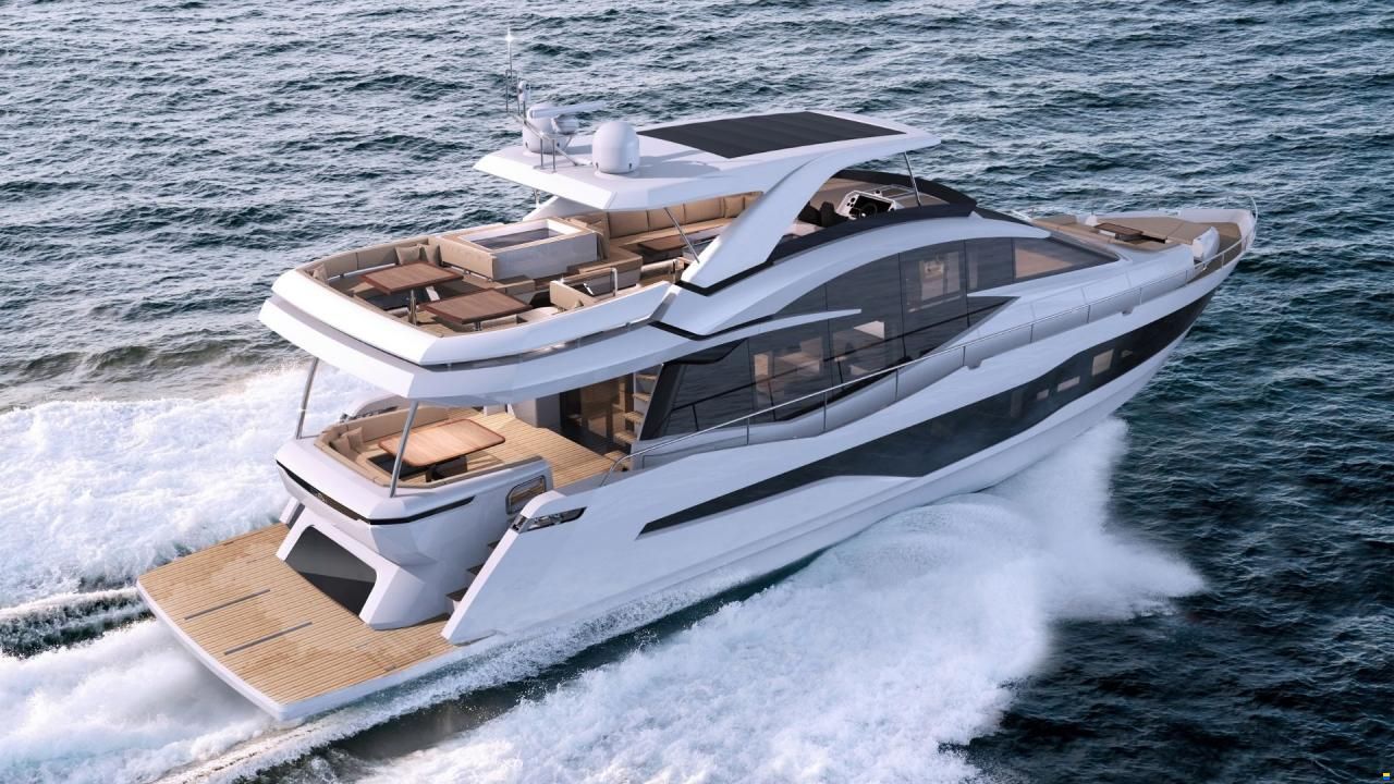 Nuevo Yate De Lujo GALEON 800 FLY De 25 Metros De Eslora